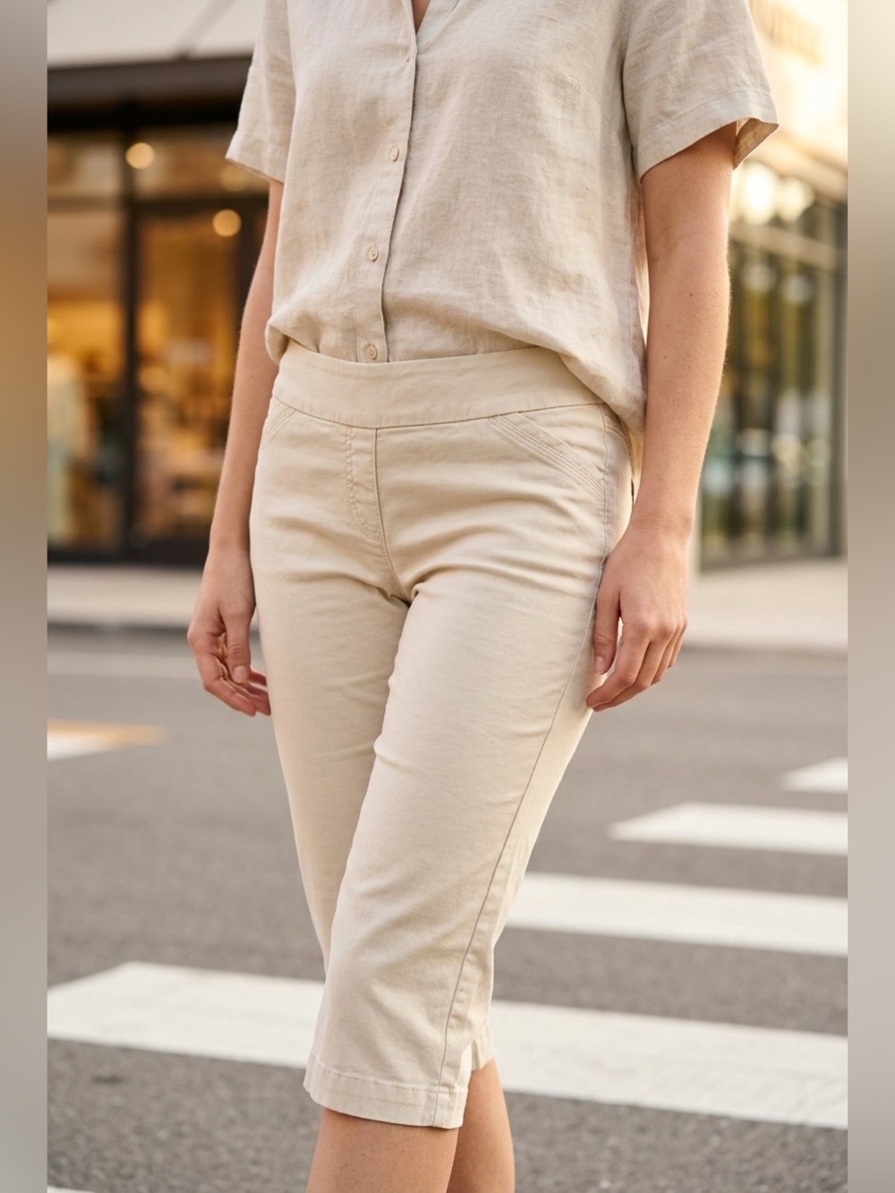 Carroll Reed Cropped Capris Pants- Size 20W - Picture 2 of 10